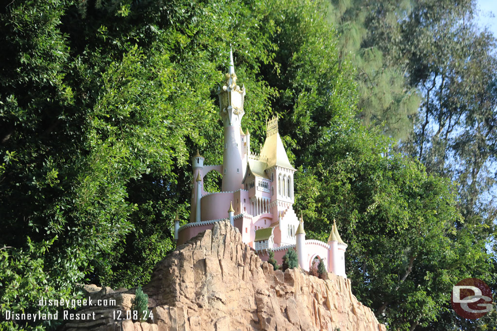 Cinderella Castle on the hill