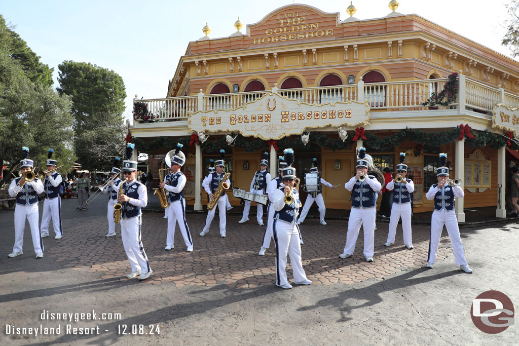 The Disneyland Band in Frontierland.