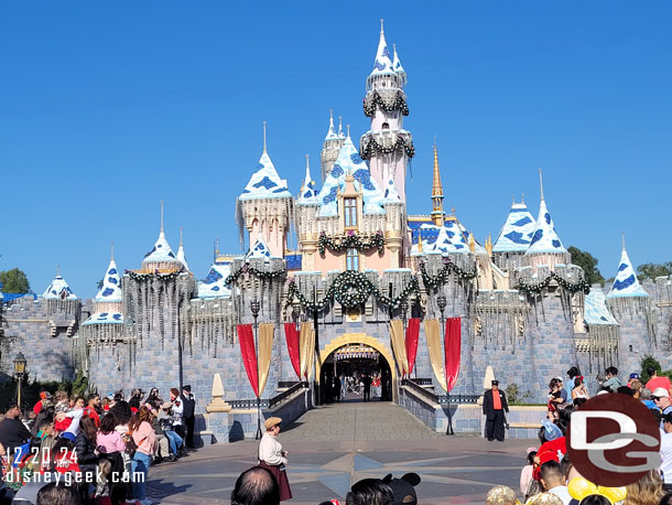 Sleeping Beauty Castle this afternoon