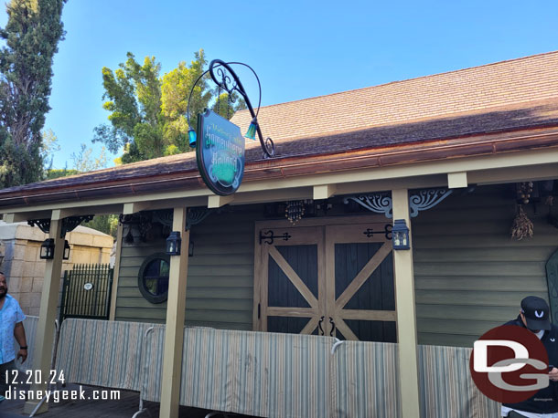 
A fence was added to obscure the view of the back of the building and keep guests out.