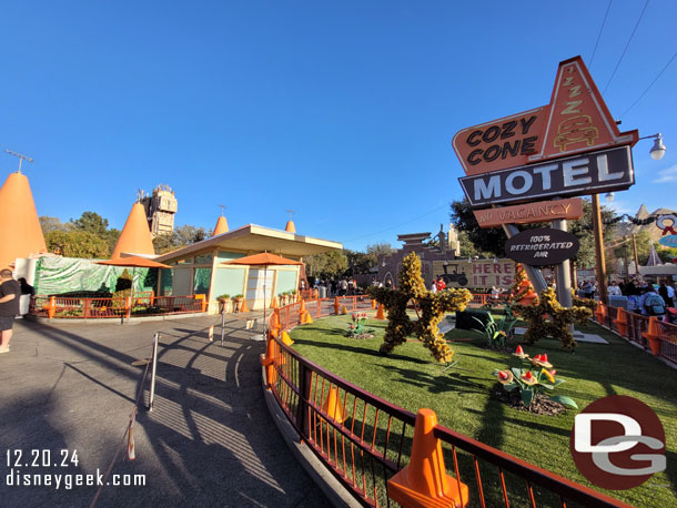 Another look at the ongoing Cozy Cone renovation work.