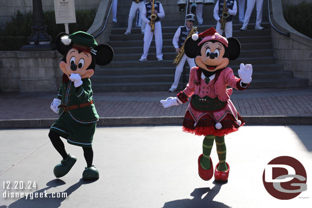 Mickey and Minnie Mouse