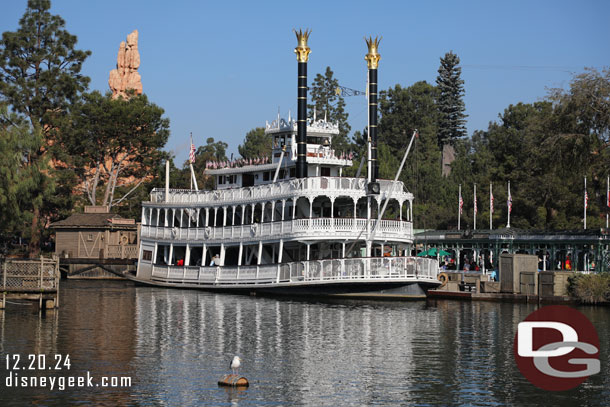 The Mark Twain was boarding, but I opted to walk around instead.