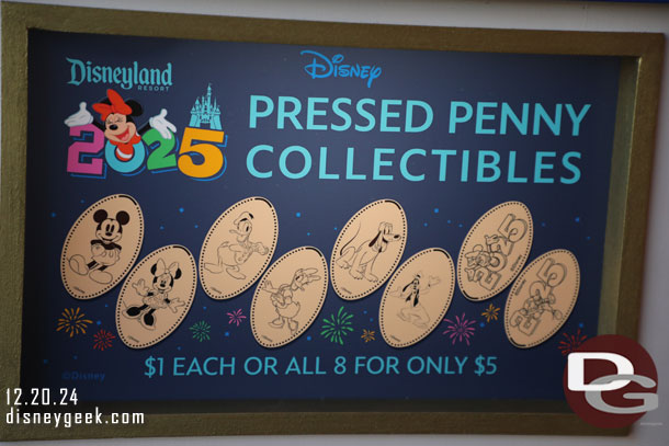 2025 pressed pennies are available.