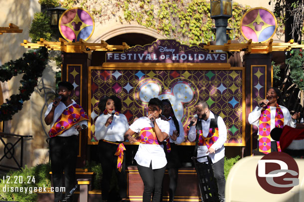 Blessed with Voices performing at the Sonoma Terrace