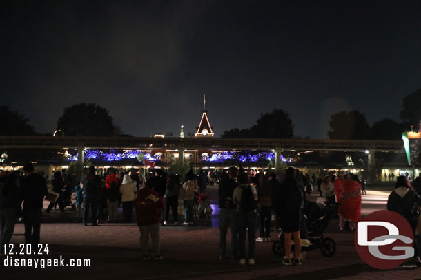 The Esplanade crowd for the fireworks which were just starting.