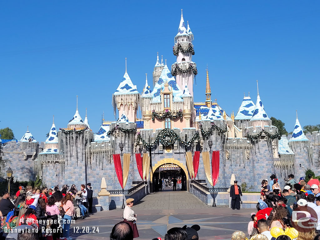 Sleeping Beauty Castle this afternoon