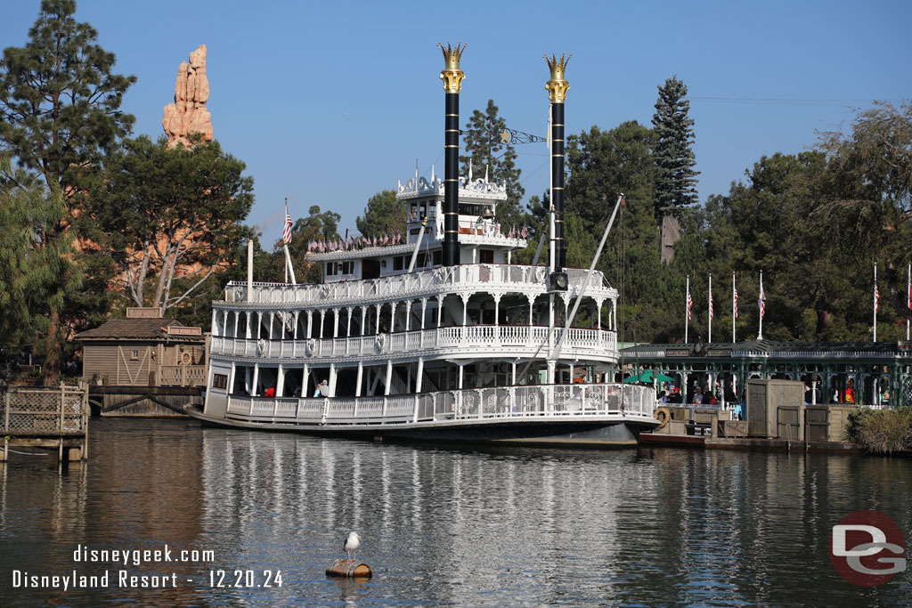 The Mark Twain was boarding, but I opted to walk around instead.