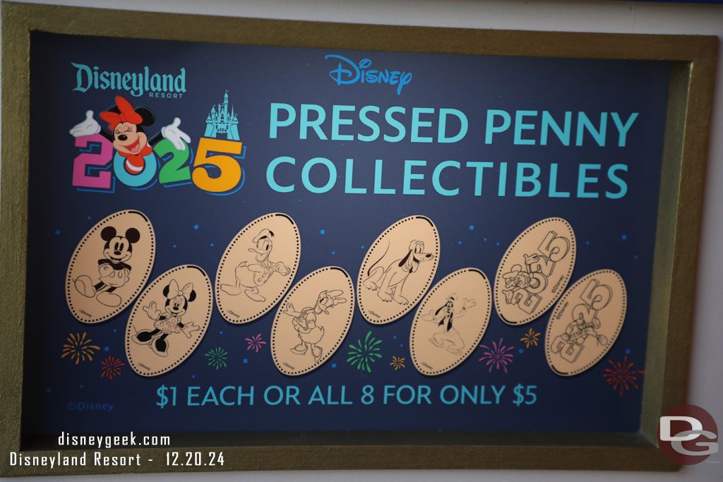 2025 pressed pennies are available.