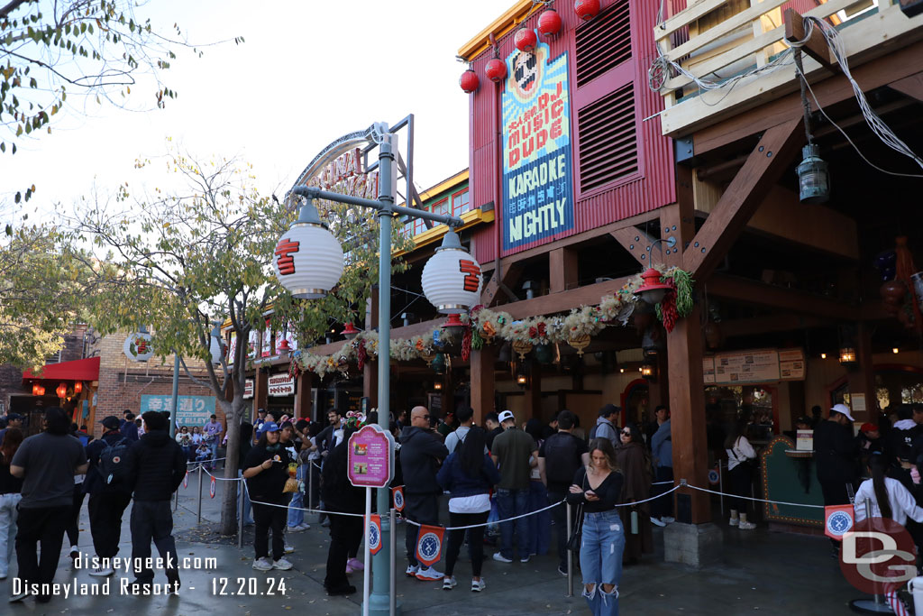 The register lines continue to be long at most dining locations.