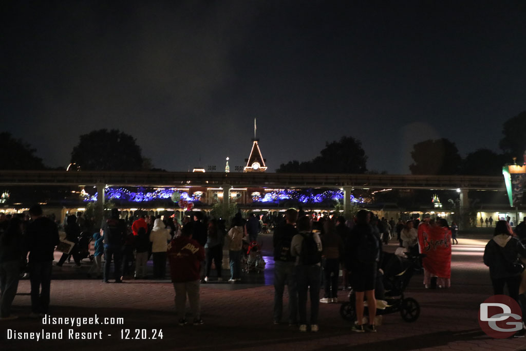 The Esplanade crowd for the fireworks which were just starting.