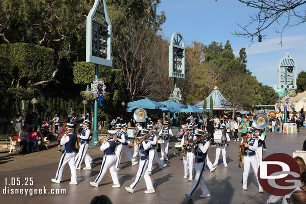 Stopped to listen to the Disneyland Band