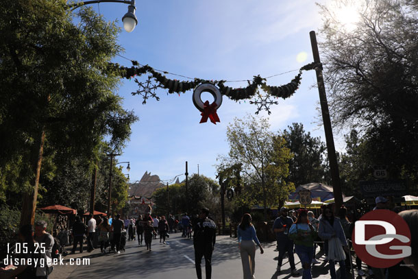 Entering Cars Land