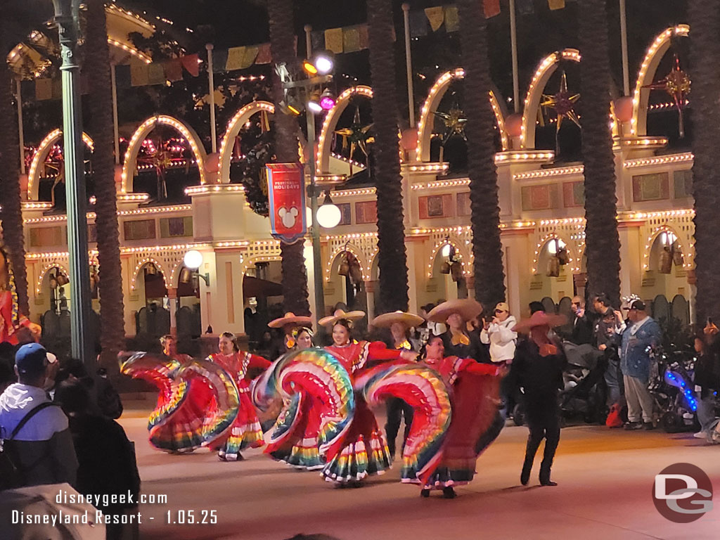 After the Phat Cat Swinger set I walked quickly over and caught the final Viva Navidad Street Party.  I walked around the perimeter since I was too late to get a good spot.