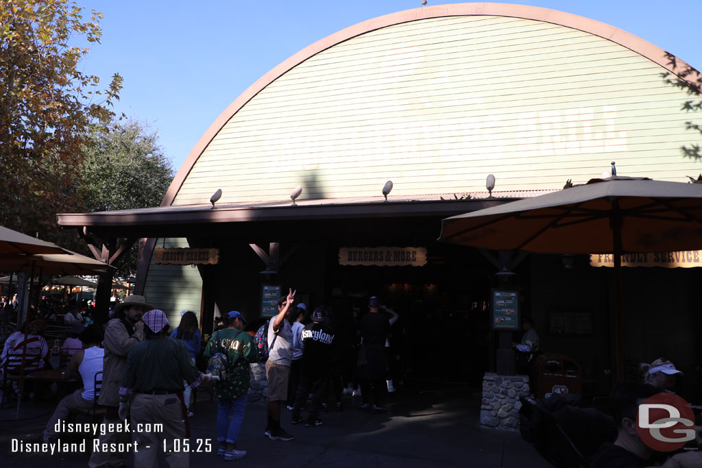 1:37pm - The queue to order at Smokejumpers was out the door