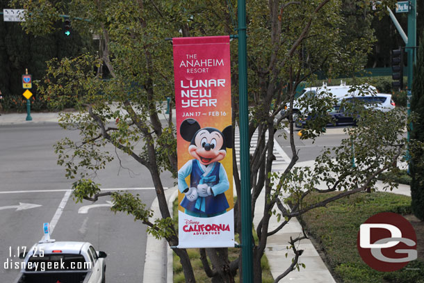 Lunar New Year Banner along Magic Way