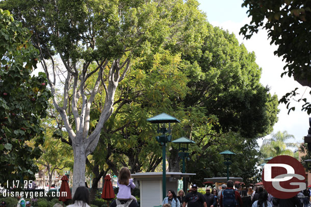 No banners in Downtown Disney today.