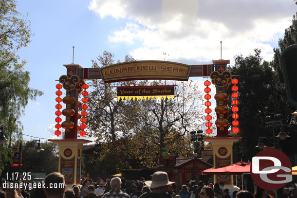 Lunar New Year has taken over the performance corridor