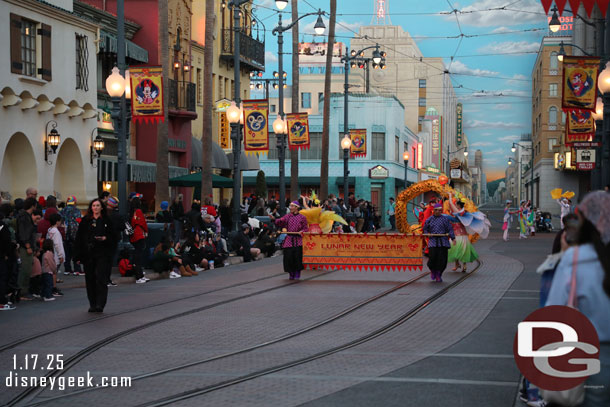 The 5:00pm Mulan's Lunar New Year Procession