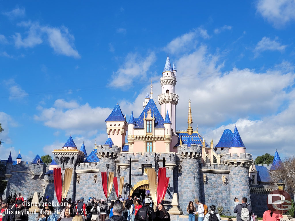 Sleeping Beauty Castle this afternoon