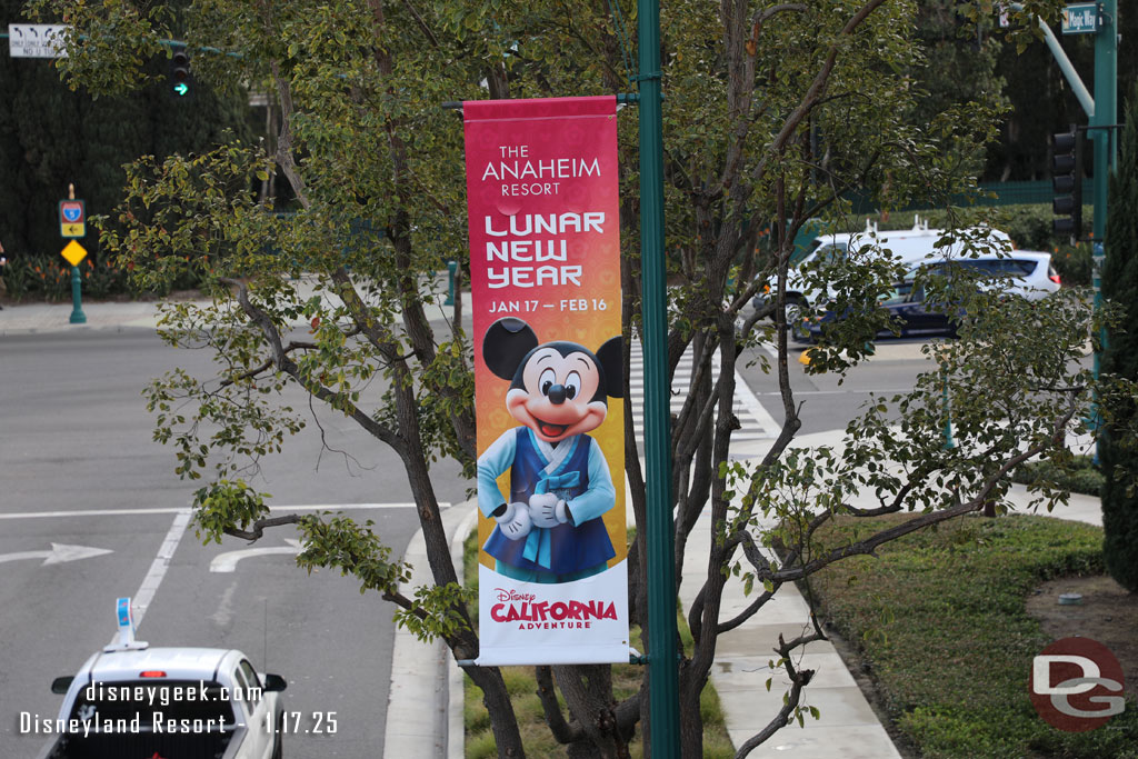 Lunar New Year Banner along Magic Way