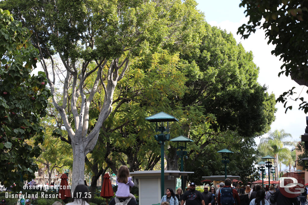 No banners in Downtown Disney today.