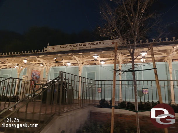 The New Orleans Square Train Station