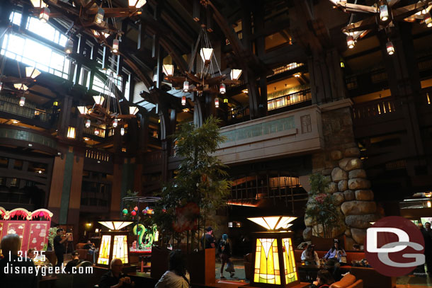 Stopped by the Grand Californian Hotel