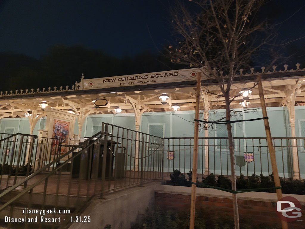 The New Orleans Square Train Station