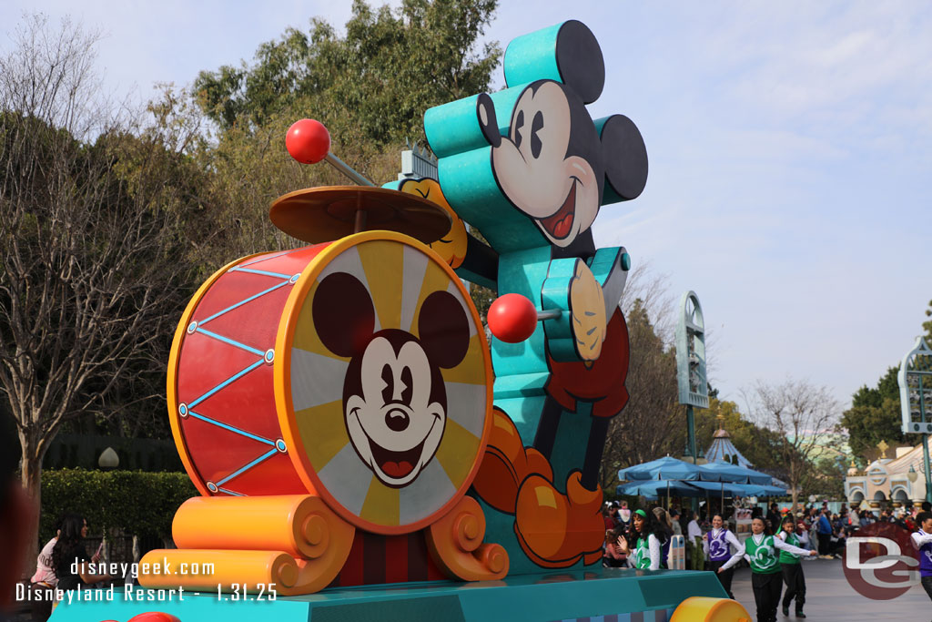 The 1:45pm Mickey and Friends Cavalcade