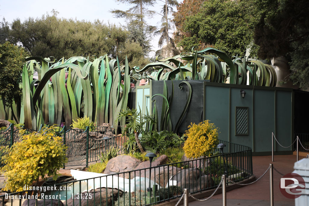 The Pixie Hollow meet and greet is still behind walls.