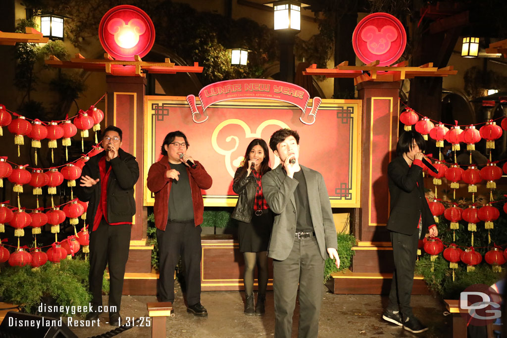 Vocal Seoul performing at the Sonoma Terrace