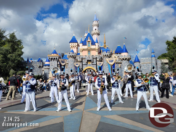 The Disneyland Band at Sleeping Beauty Castle