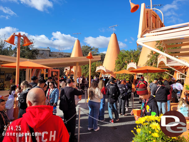 The Cozy Cone renovation has finished.  There is now a centralized ordering station.  The queues to pick up food at some cones were quite long this afternoon.