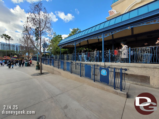 The Little Mermaid queue renovation work has wrapped up and a new ramp has been added.  