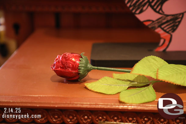 A chocolate rose