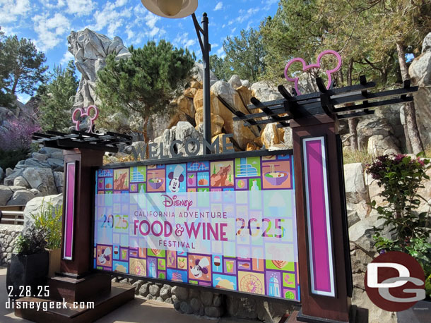 Today is opening day for the Disney California Adventure Food & Wine Festival