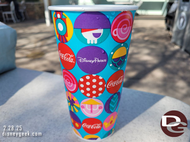 New cups throughout the parks