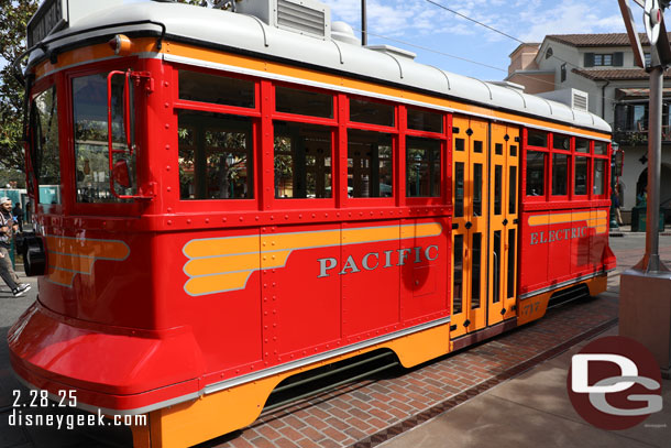 The Red Car is now a static prop on Buena Vsita Street. 