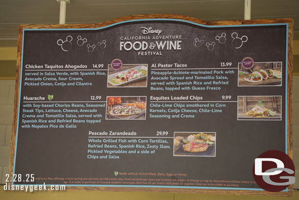 Paradise Garden Grill Menu