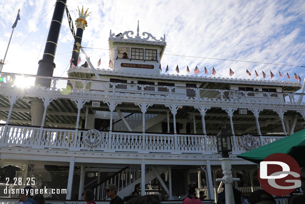 Time for a cruise on the  Mark Twain Riverboat