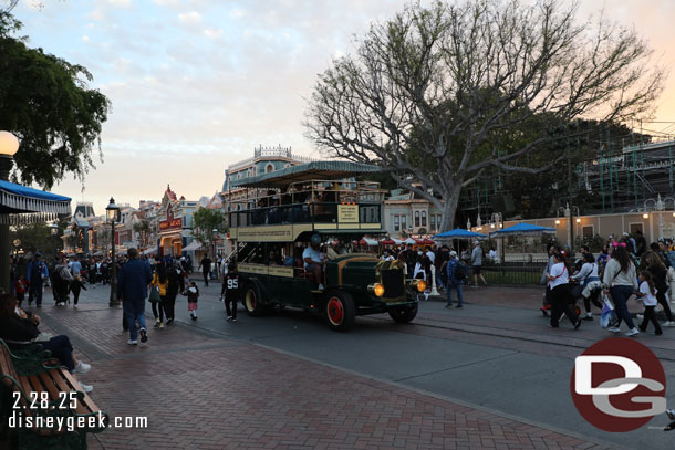 Main Street transportation making the rounds. 