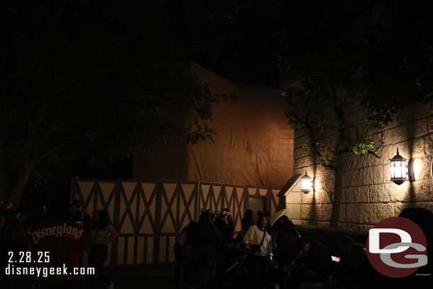 Renovation work near the Alice Restrooms