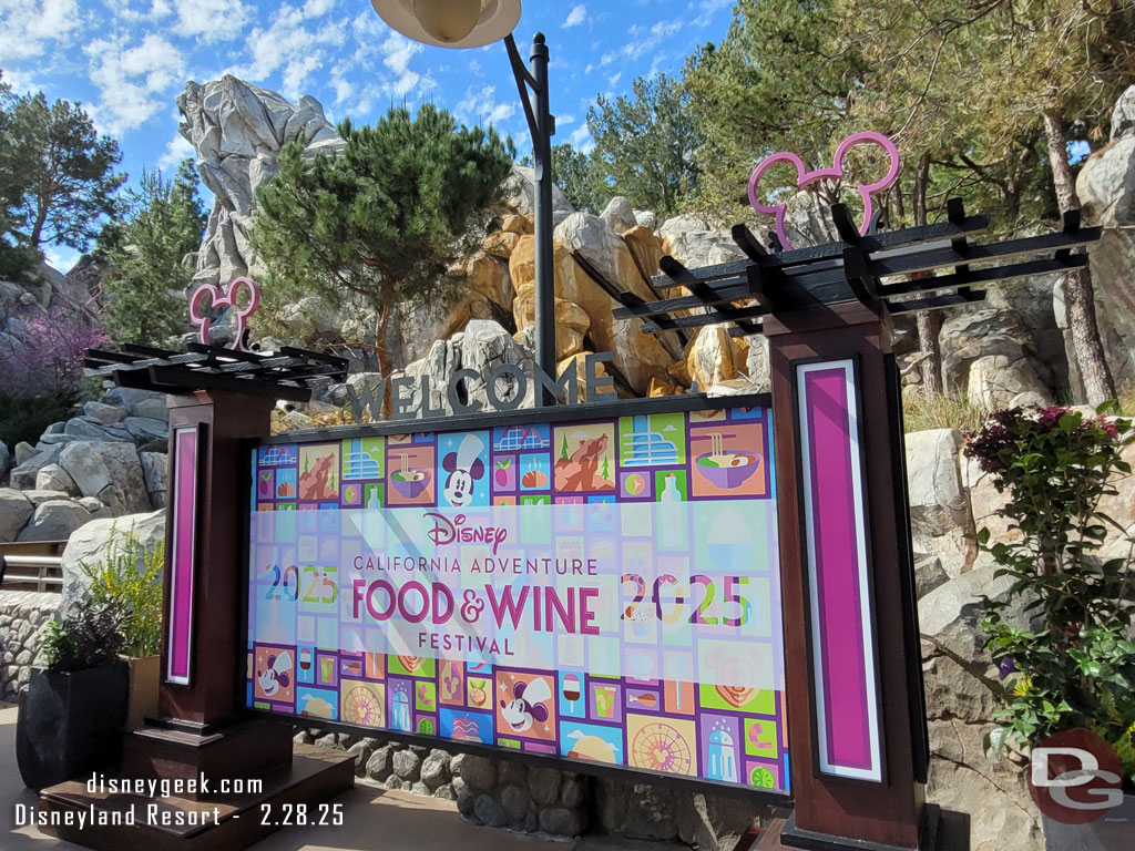 Today is opening day for the Disney California Adventure Food & Wine Festival