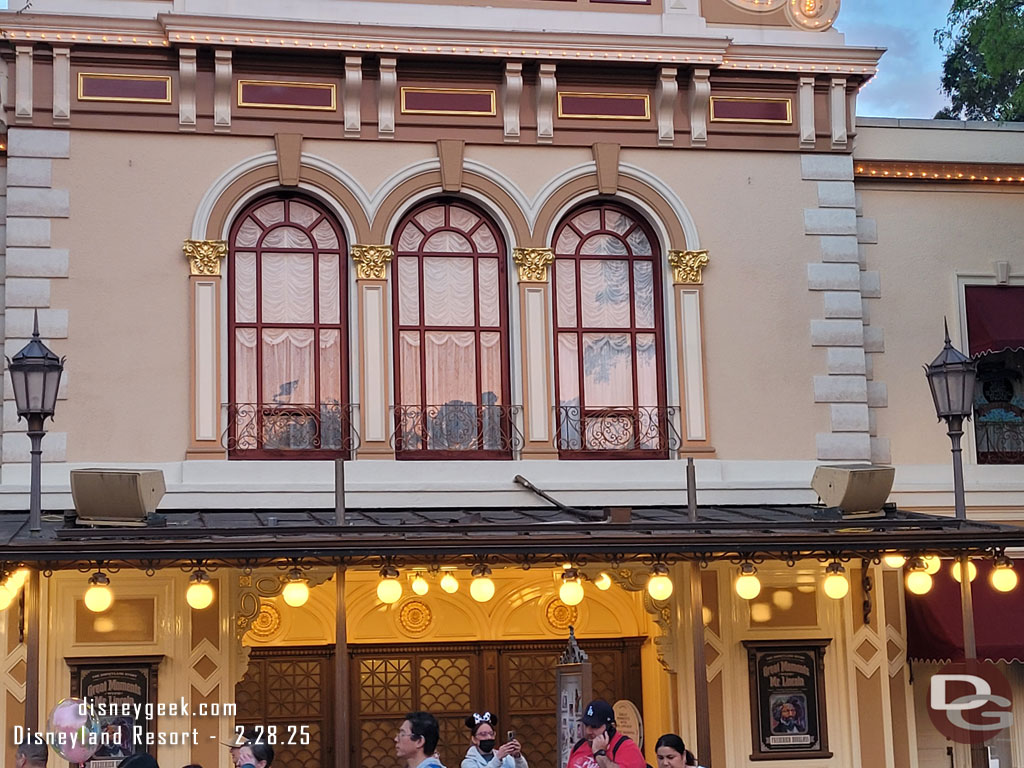 The Opera House sign is removed for renovation.  Assuming it will be modified for the new show.