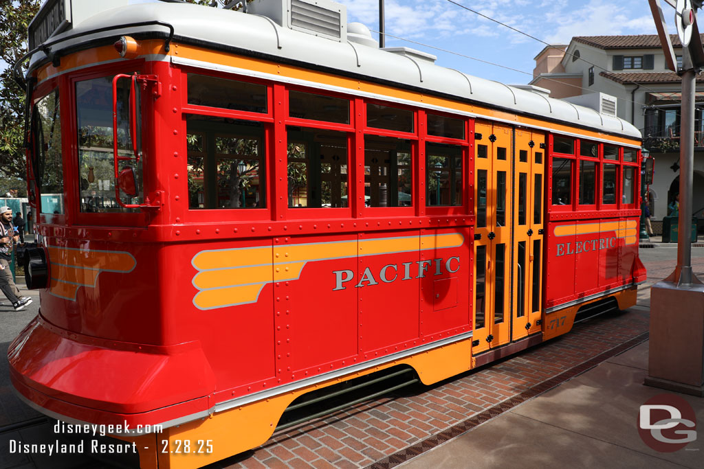 The Red Car is now a static prop on Buena Vsita Street. 