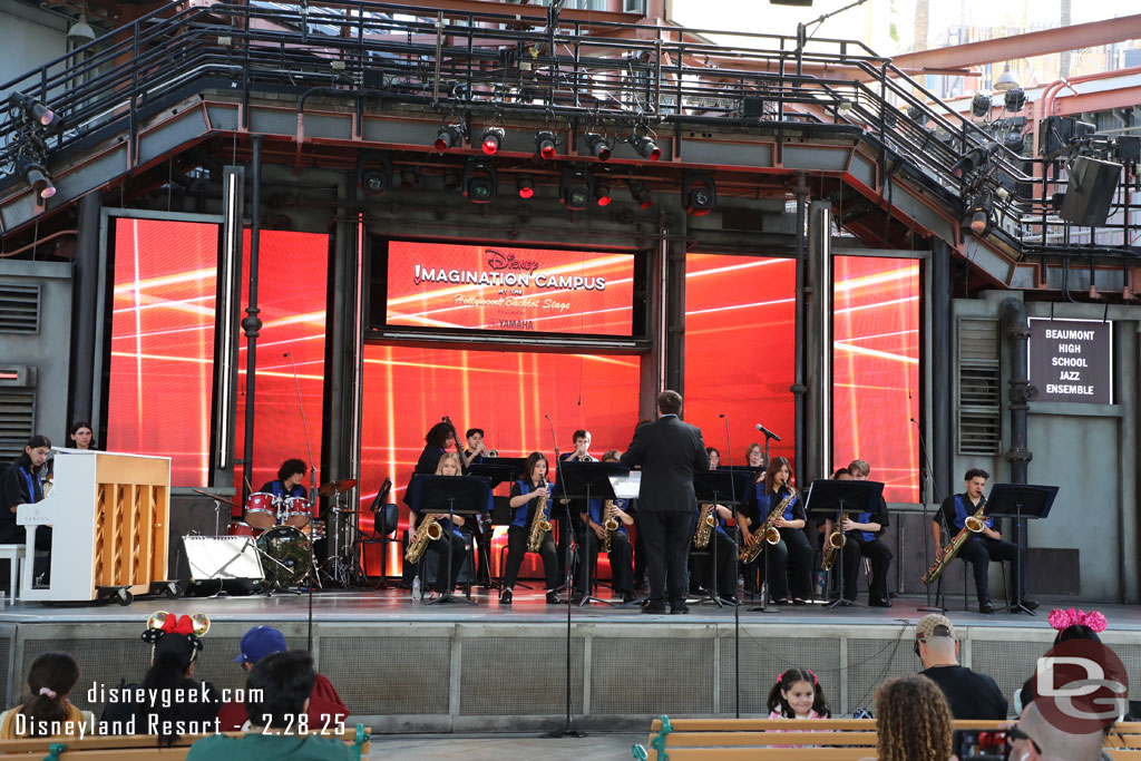 Beaumont High School Jazz Ensemble performing