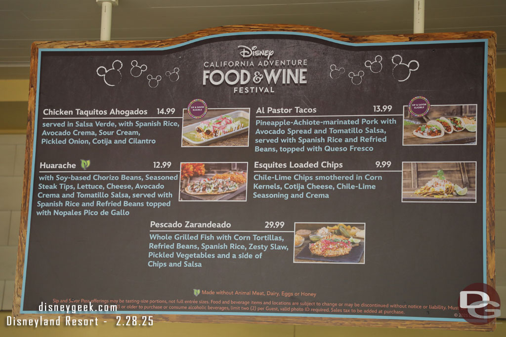 Paradise Garden Grill Menu