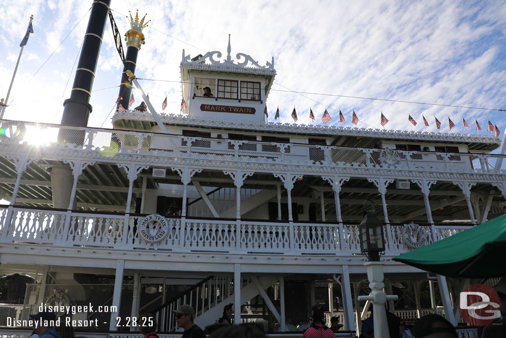 Time for a cruise on the  Mark Twain Riverboat