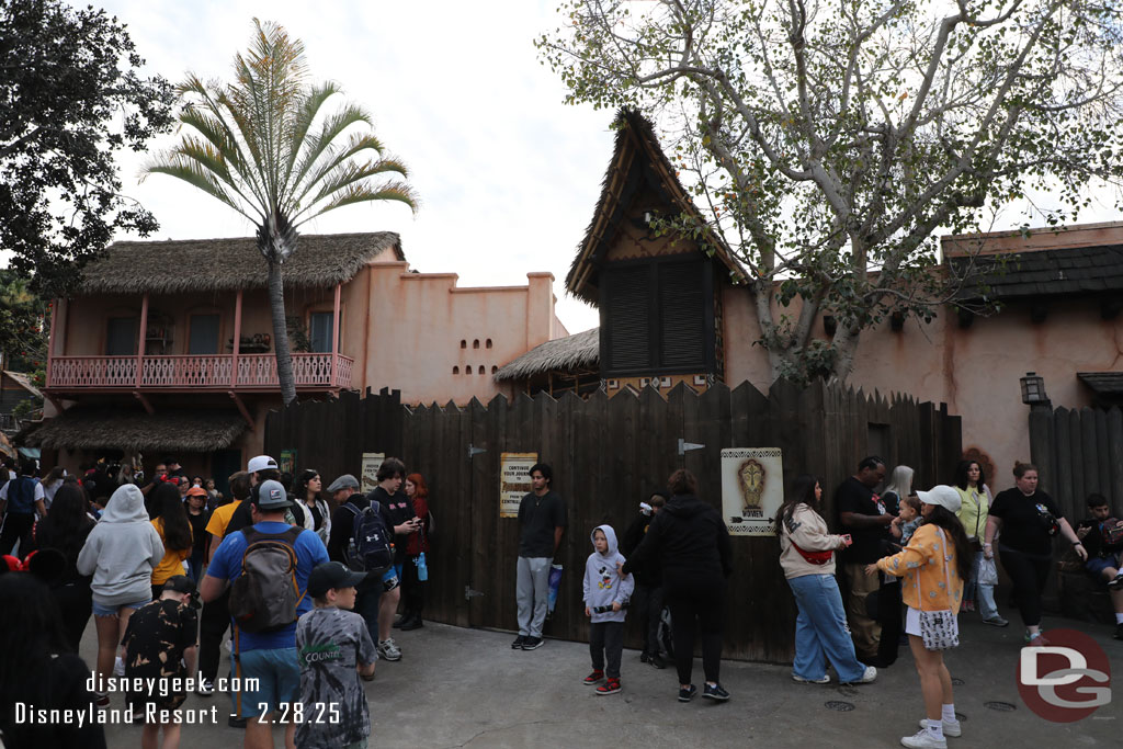 Walls are still up in Adventureland